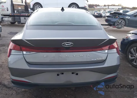 2022 Hyundai Elantra Hybrid Blue from USA, damaged, VIN KMHLM4AJ5NU031451